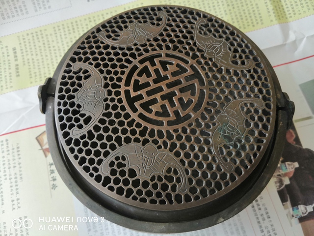 古玩銅器銅手爐拍賣，當前價格7800元