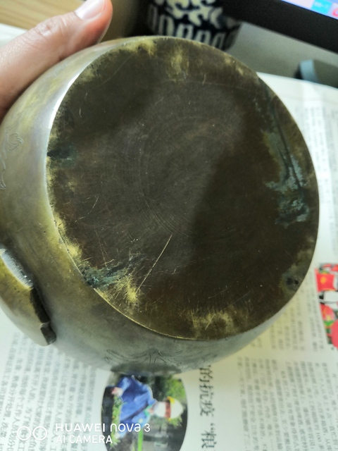 古玩銅器銅手爐拍賣，當前價格7800元