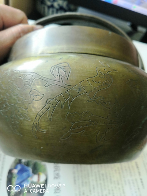 古玩銅器銅手爐拍賣，當前價格7800元