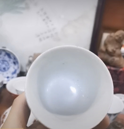 古玩陶瓷青花杯拍賣，當前價格7900元