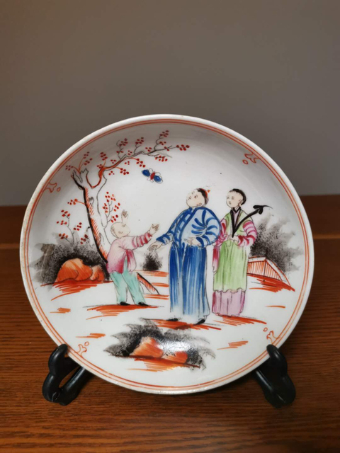 古玩陶瓷廣彩盤拍賣，當前價格10800元