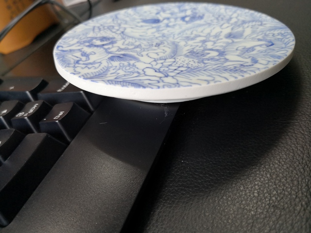 古玩陶瓷青花獅子穿花紋盤底拍賣，當前價格9800元