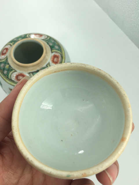 古玩陶瓷五彩牡丹鳳紋拍賣，當前價格6800元