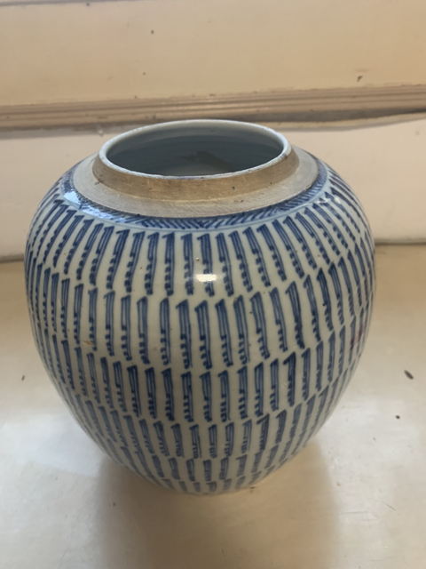 古玩陶瓷百壽紋青花罐拍賣，當前價格3200元