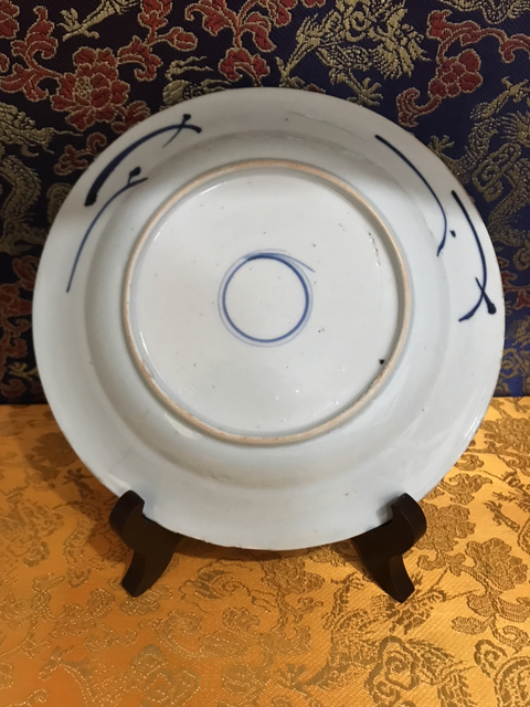 古玩陶瓷清康熙?青花提籃盤拍賣，當(dāng)前價格666元