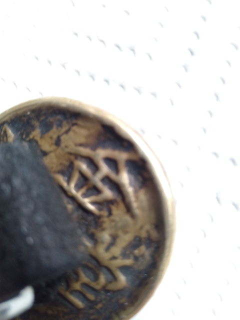 古玩雜項吉語小銅鏡拍賣，當前價格12800元