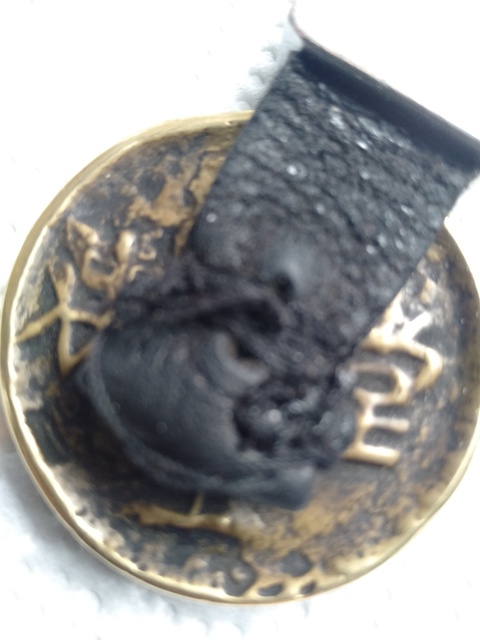 古玩雜項吉語小銅鏡拍賣，當前價格12800元