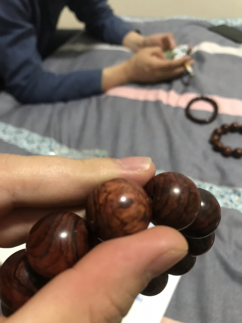 古玩雜項紫檀柳手串拍賣，當前價格8500元