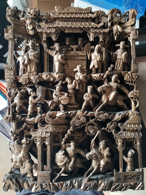 古玩雜項人物木雕拍賣，當前價格7800元