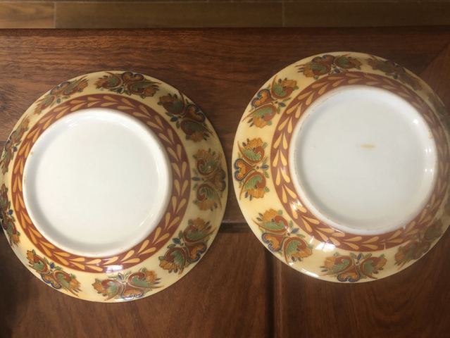 古玩陶瓷彩繪描金花卉開窗仕女圖盤拍賣，當前價格268元