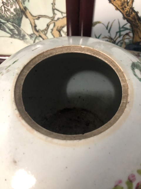 古玩陶瓷民國花卉鳥紋罐拍賣，當(dāng)前價(jià)格666元