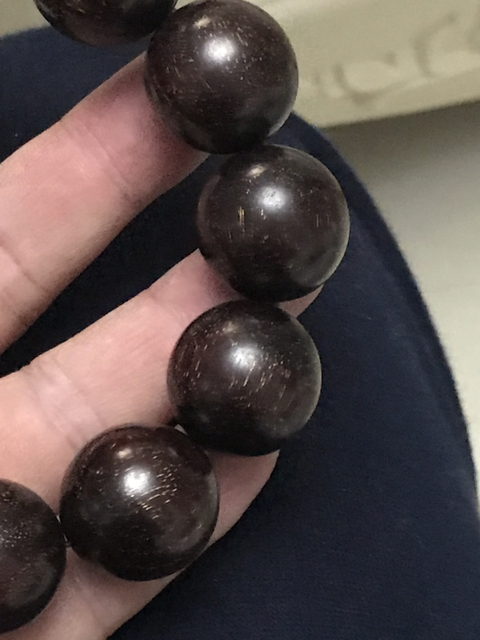 古玩雜項紫檀手串大串拍賣,當前價格320元