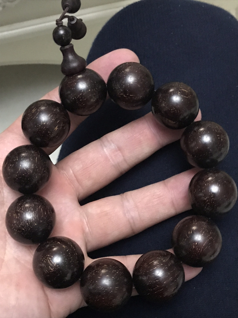 古玩雜項紫檀手串大串拍賣,當前價格320元