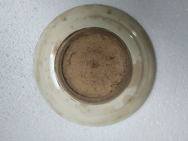古玩陶瓷彩繪花卉紋盤拍賣，當前價格188元