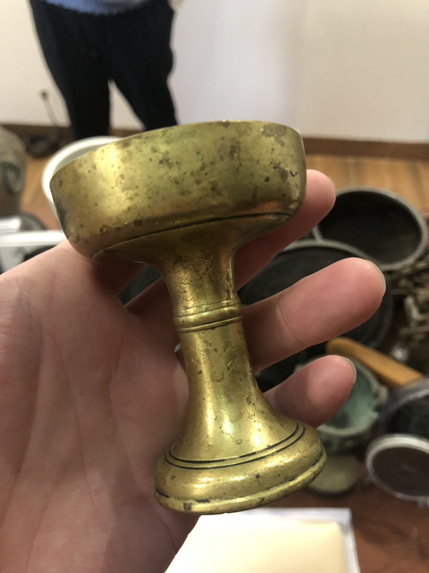 古玩雜項高足杯（精品）拍賣，當前價格298元