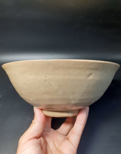 古玩陶瓷龍泉窯米黃釉青釉碗拍賣，當前價格4500元