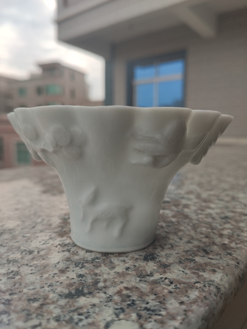 古玩陶瓷清德化模印龍虎杯拍賣(mài),當(dāng)前價(jià)格2200元