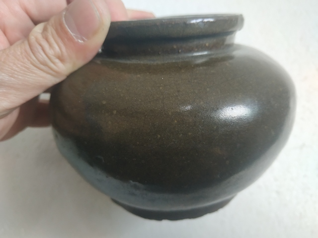 古玩陶瓷醬釉罐拍賣,當前價格228元