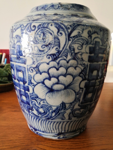 古玩陶瓷青花瓶標本拍賣，當前價格160元