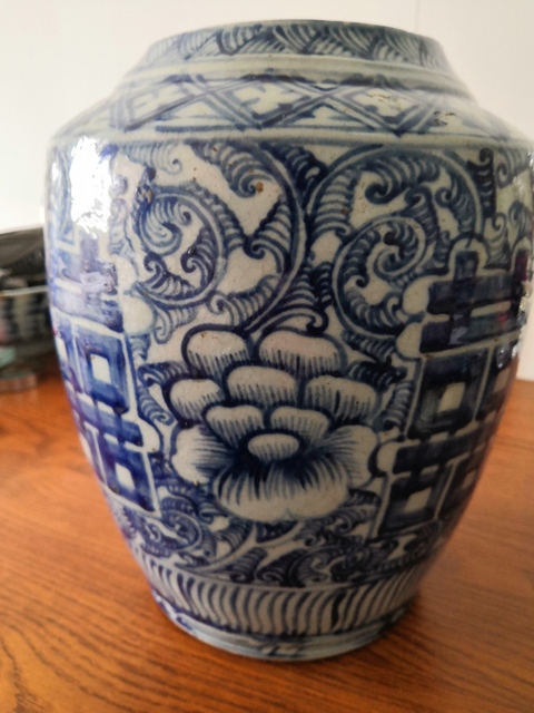 古玩陶瓷青花瓶標本拍賣，當前價格160元