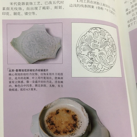 古玩陶瓷青白瓷劃花碗瓷片拍賣，當(dāng)前價(jià)格398元
