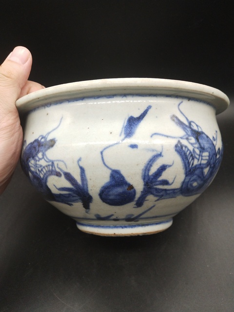 古玩陶瓷順治青花龍紋爐《以走平臺保真》拍賣，當(dāng)前價(jià)格3680元