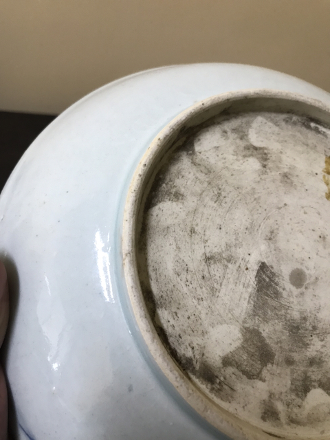 古玩陶瓷青花盤拍賣，當前價格6000元