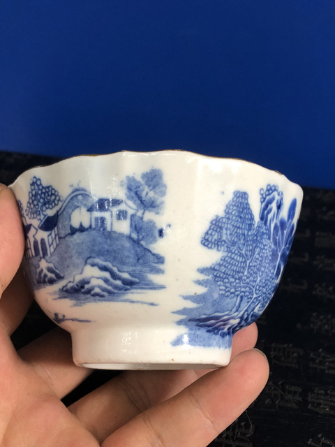 古玩陶瓷青花杯拍賣，當前價格1666元