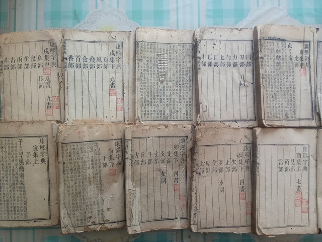 古玩字畫【清】?十本?康熙字典拍賣,當前價格3888元