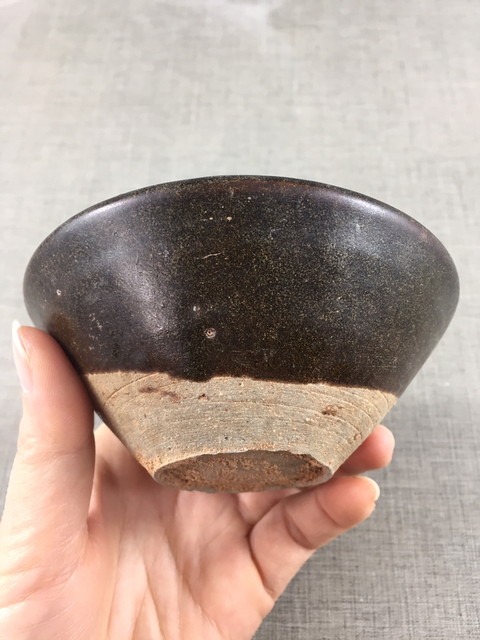 古玩陶瓷醬釉盞拍賣，當前價格999元