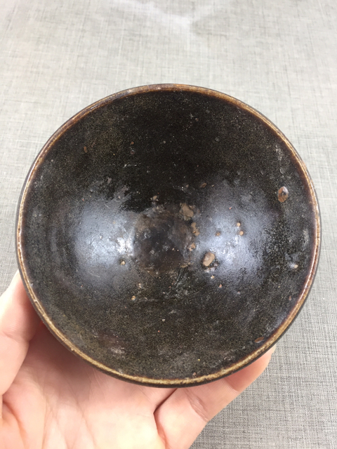 古玩陶瓷醬釉盞拍賣，當前價格999元