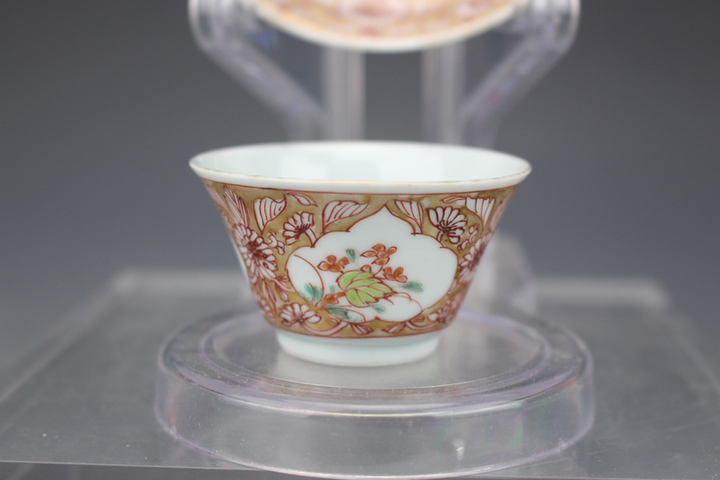 古玩陶瓷清雍正精品粉彩仕女茶杯一套拍賣，當前價格6666元