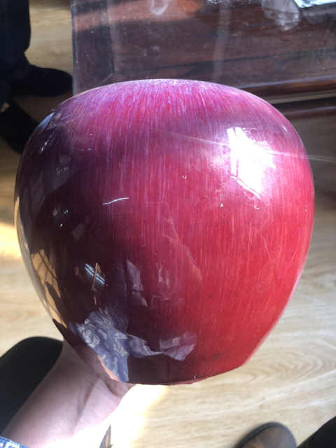 古玩陶瓷清中期窯變紅釉罐拍賣，當前價格3999元