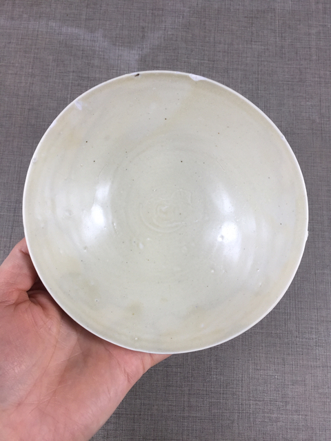 古玩陶瓷白釉唇口碗拍賣，當前價格999元