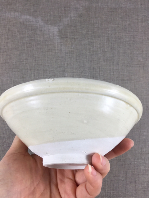 古玩陶瓷白釉唇口碗拍賣，當前價格999元