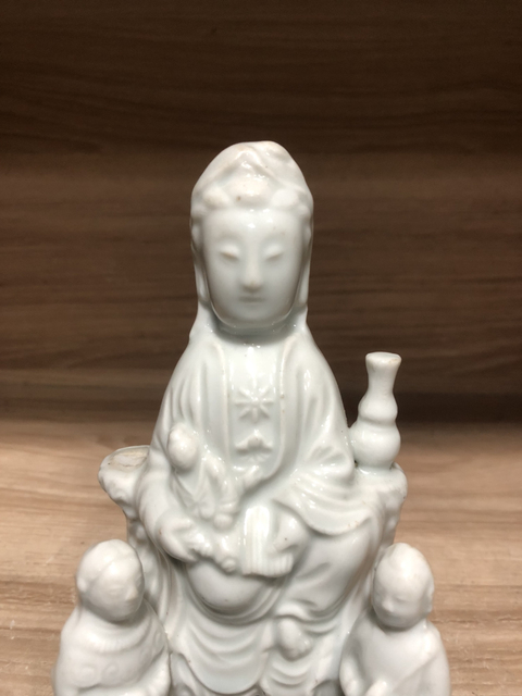 古玩陶瓷晚清觀音塑像拍賣，當前價格1588元