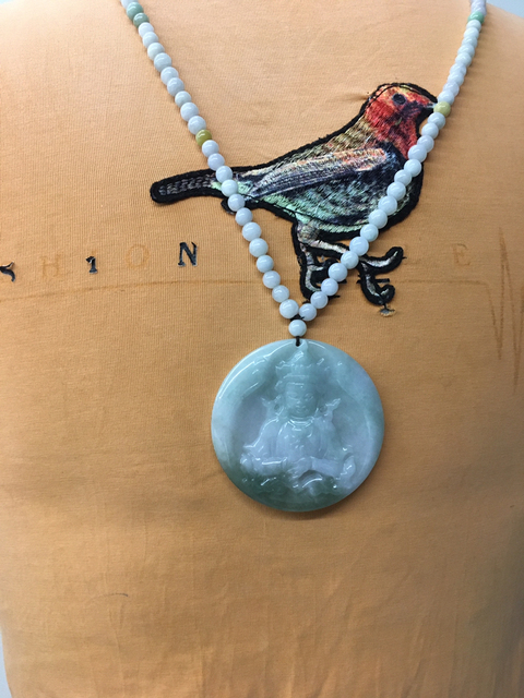 古玩玉器觀音拍賣(mài),當(dāng)前價(jià)格350元
