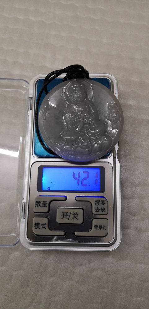 古玩玉器觀音拍賣，當前價格580元
