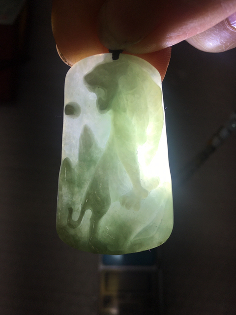 古玩玉器虎牌子拍賣,當前價格350元