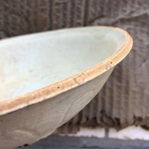 古玩陶瓷影青釉蓮瓣紋碗拍賣，當前價格1680元