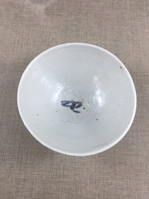 古玩陶瓷明晚期青花斗笠碗拍賣(mài)，當(dāng)前價(jià)格1680元