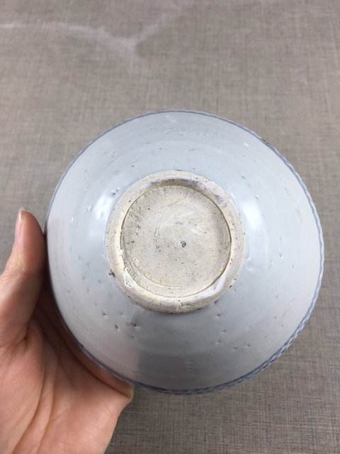 古玩陶瓷明晚期青花斗笠碗拍賣(mài)，當(dāng)前價(jià)格1680元