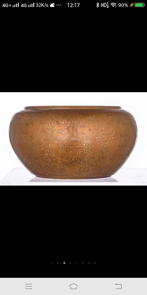 古玩銅器香爐拍賣,當(dāng)前價格52000元