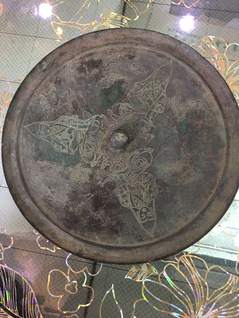 古玩銅器新春放漏銅鏡（兩個）拍賣，當前價格7500元
