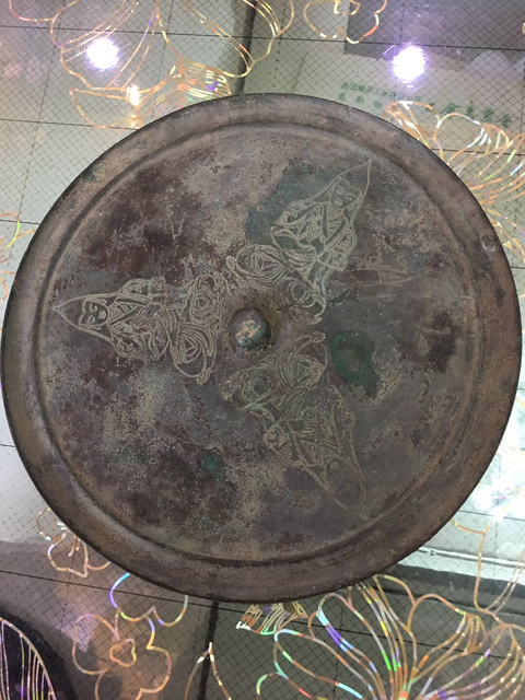 古玩銅器新春放漏銅鏡（兩個）拍賣，當前價格7500元