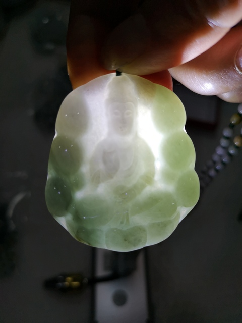 古玩玉器觀音拍賣,當前價格480元