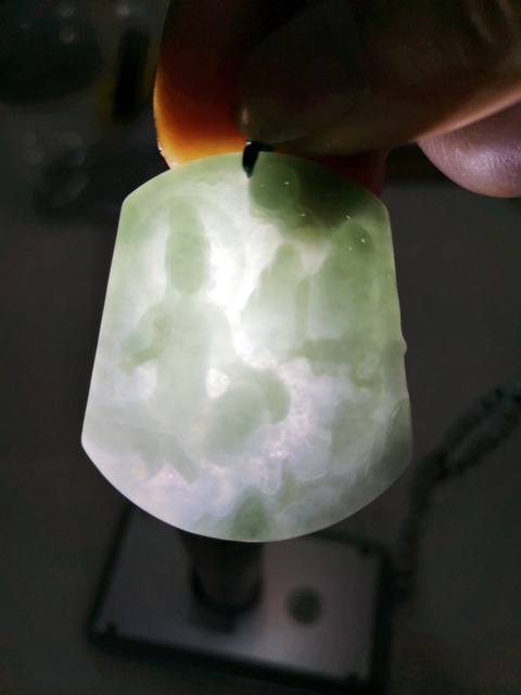 古玩玉器觀(guān)音拍賣(mài)，當(dāng)前價(jià)格680元