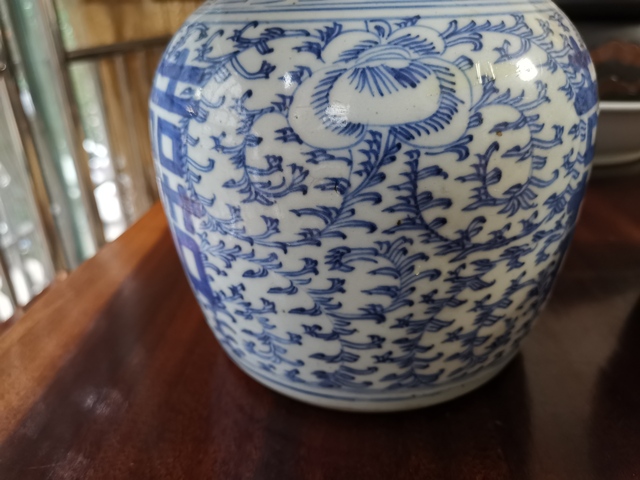 古玩陶瓷青花卷缸 一對拍賣，當前價格3666元