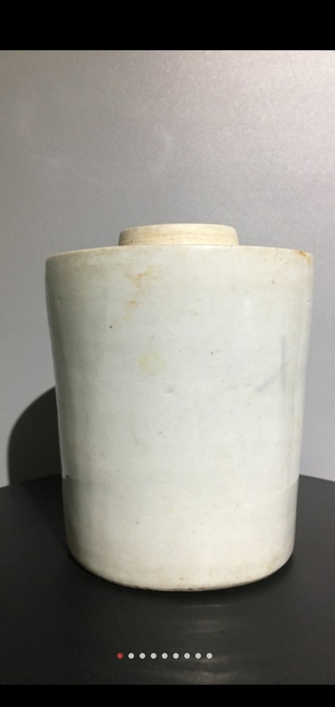 古玩陶瓷白釉罐拍賣,當前價格1999元