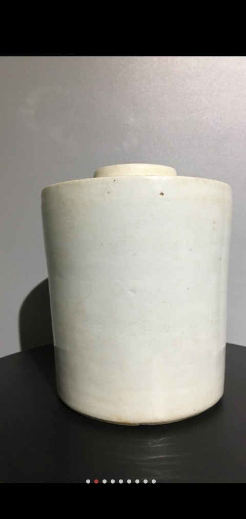 古玩陶瓷白釉罐拍賣,當前價格1999元